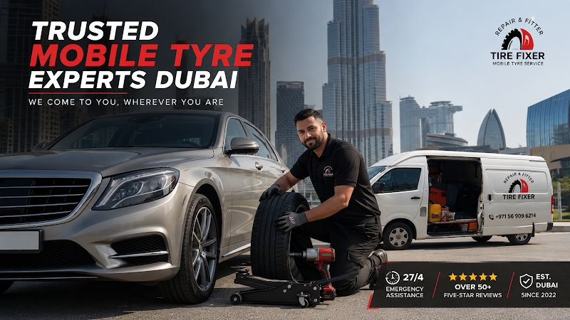 Tire fixer Service - Mobile Tyre Repair — Tyre Repair Services in Al Rashidiya
