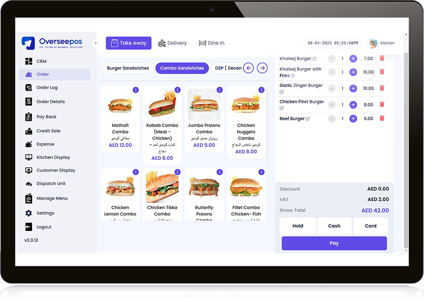 Best Restaurant POS Software UAE | Overseepos 