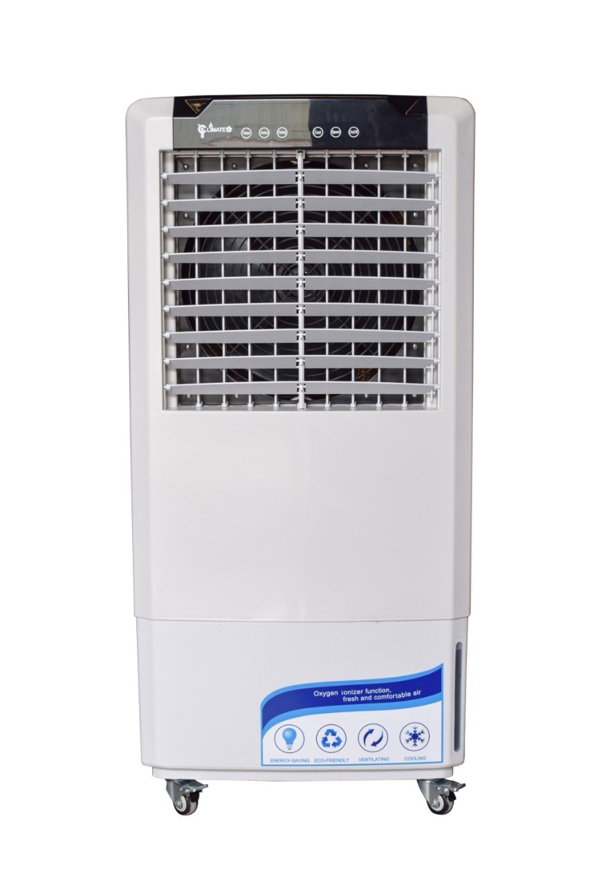 Portable air cooler with slim design