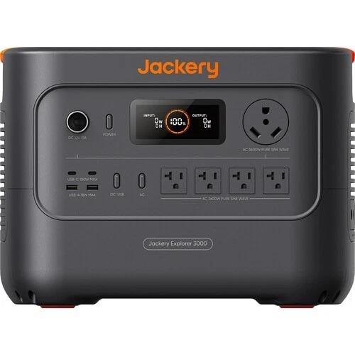 Jackery Home Power 3000 Portable Power Station 3072Wh LiFePO4 Solar Generator 2200W 3600W AC/7200W S