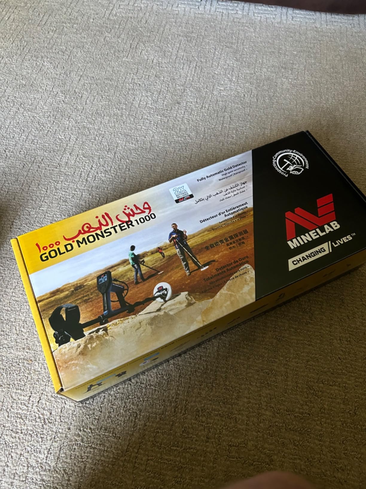 Brand New Original Minelab Gold Monster 1000 Gold Detector Ready To Ship