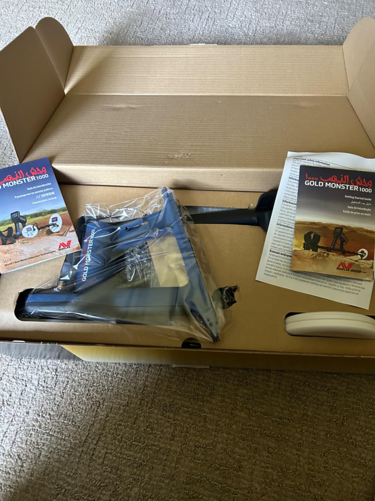 Brand New Original Minelab Gold Monster 1000 Gold Detector Ready To Ship - Image 2