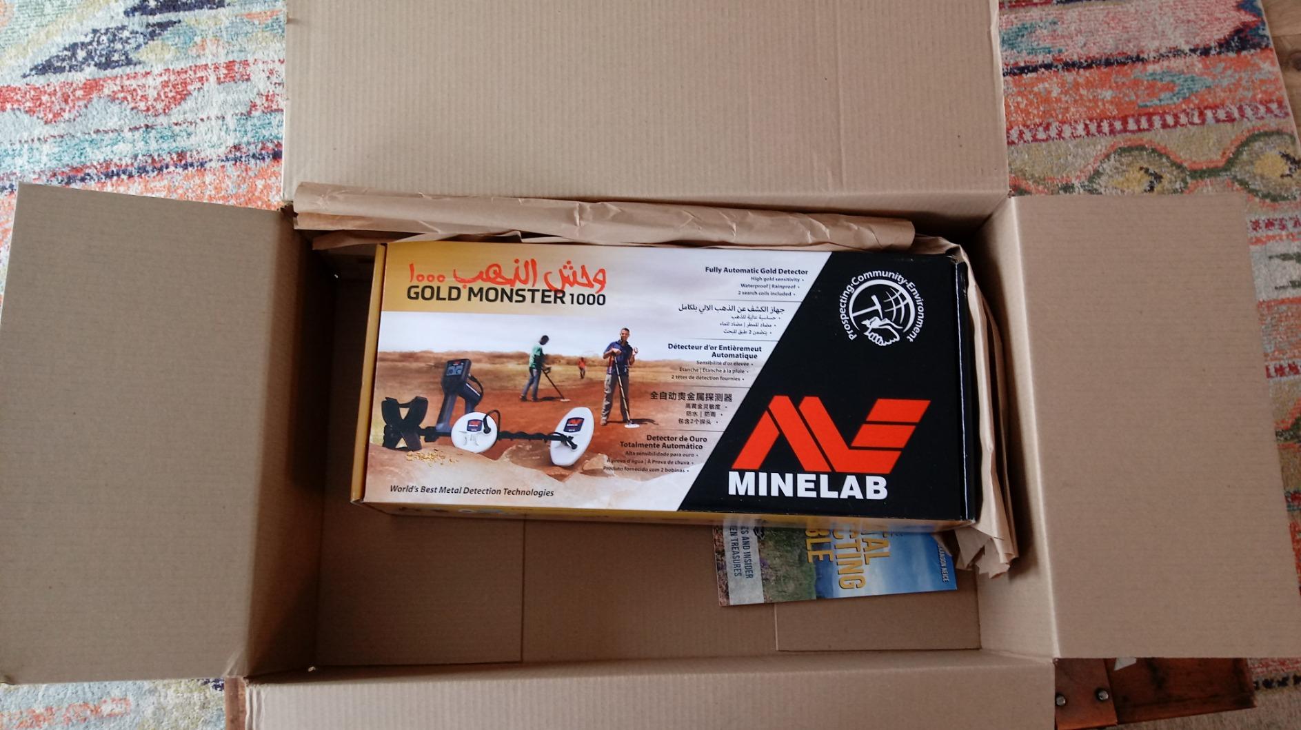 Brand New Original Minelab Gold Monster 1000 Gold Detector Ready To Ship - Image 4