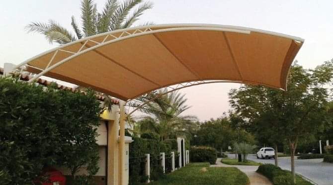 Car Park Shades Installation in Dubai Slicon Oasis - Image 3