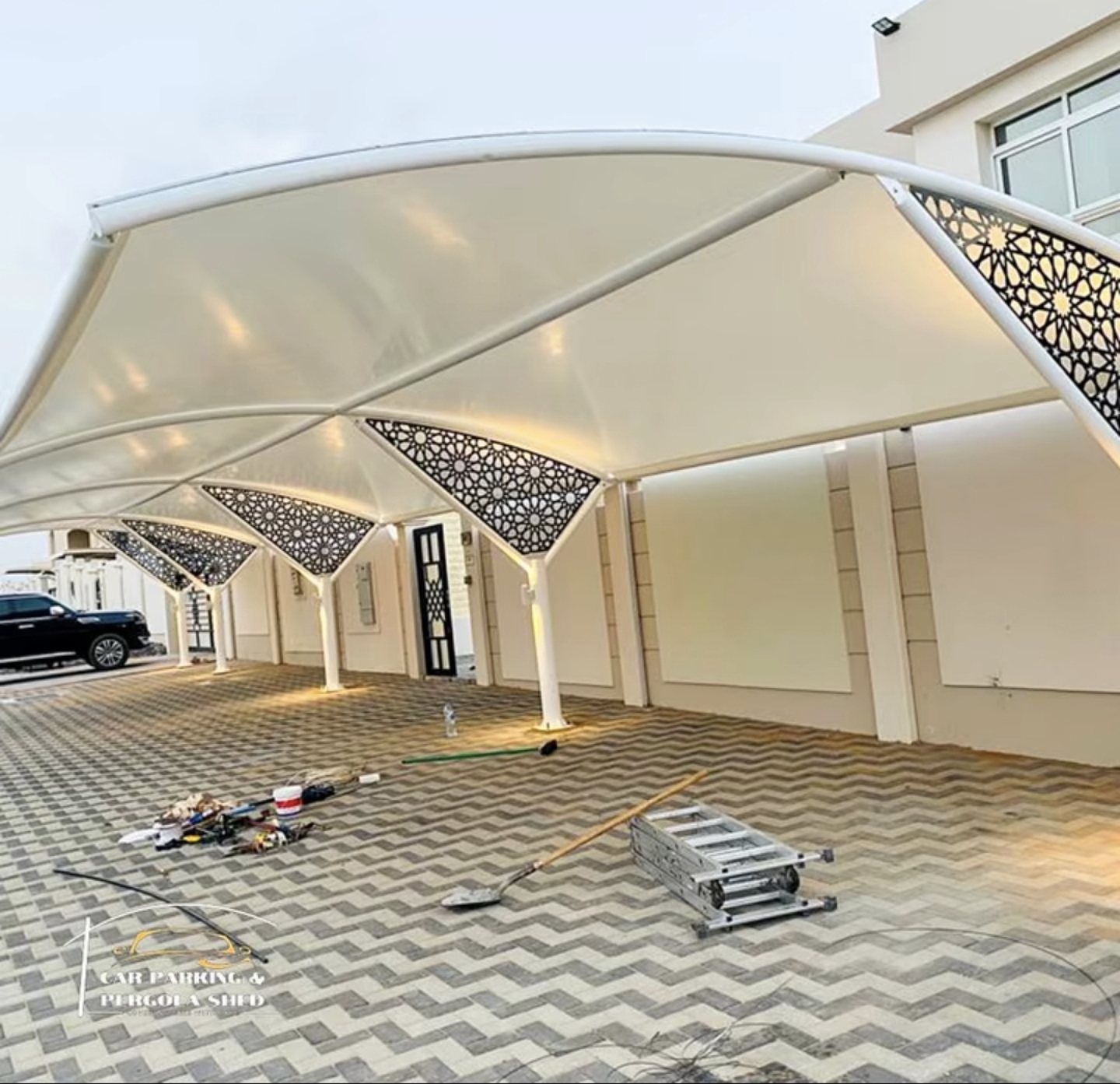 Pergola Parking Shades, Playground shades,  Car Parking Shades  - Image 5