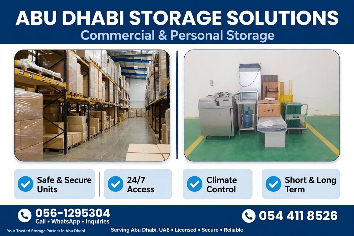 Storage available AbuDhabi 