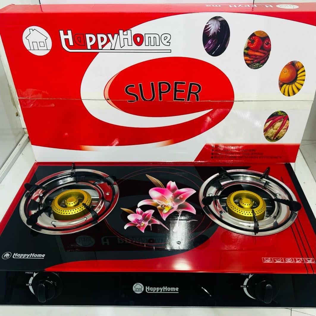 HappyHome super glass gas stove 2 burner - Image 2