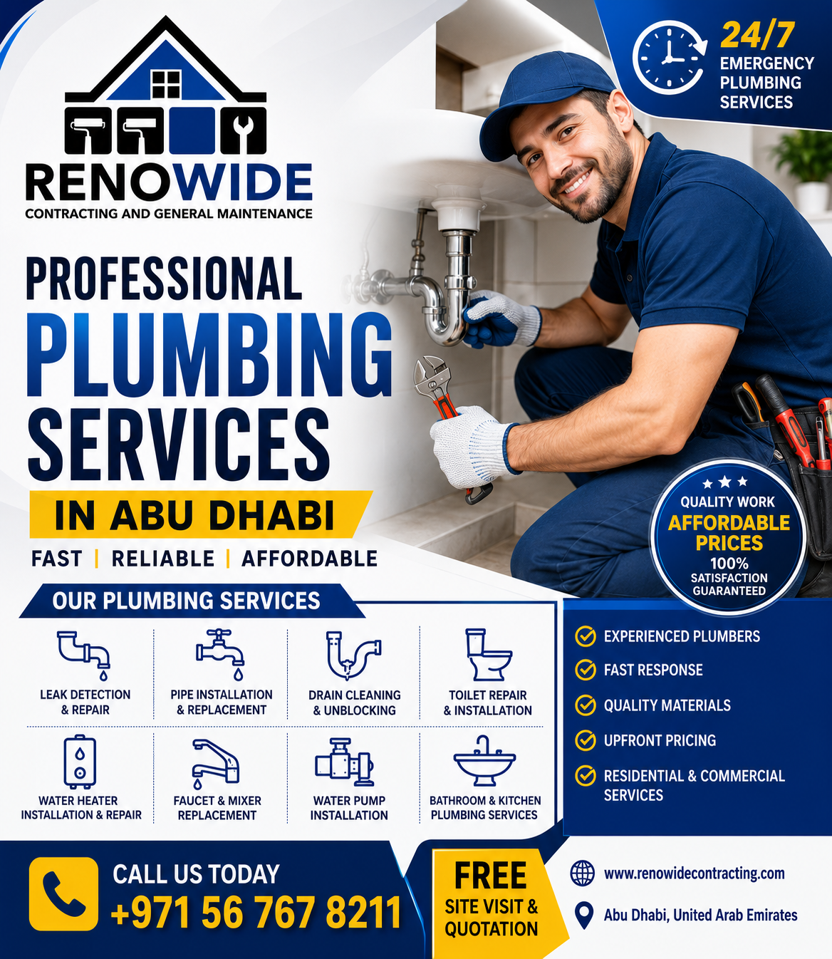Plumbing Services Abu Dhabi