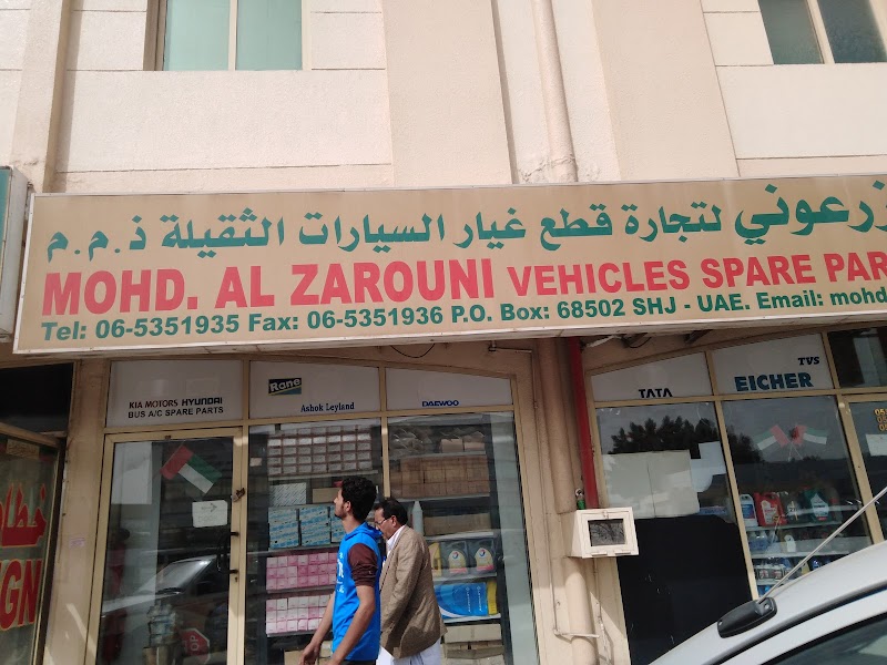 Mohd Al Zarouni Vehicles Spare Parts Trading LLC — Motorbike Parts Accessories in Sharjah, A...