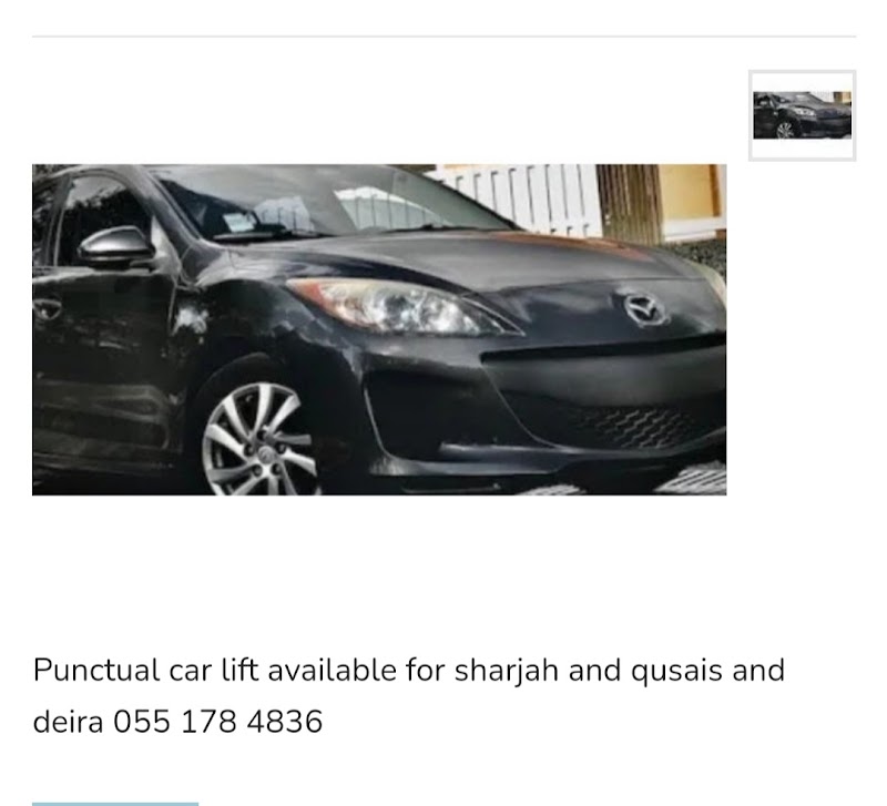 Car lift service — Vehicle Services in Sharjah, Al Taawun - Image 2